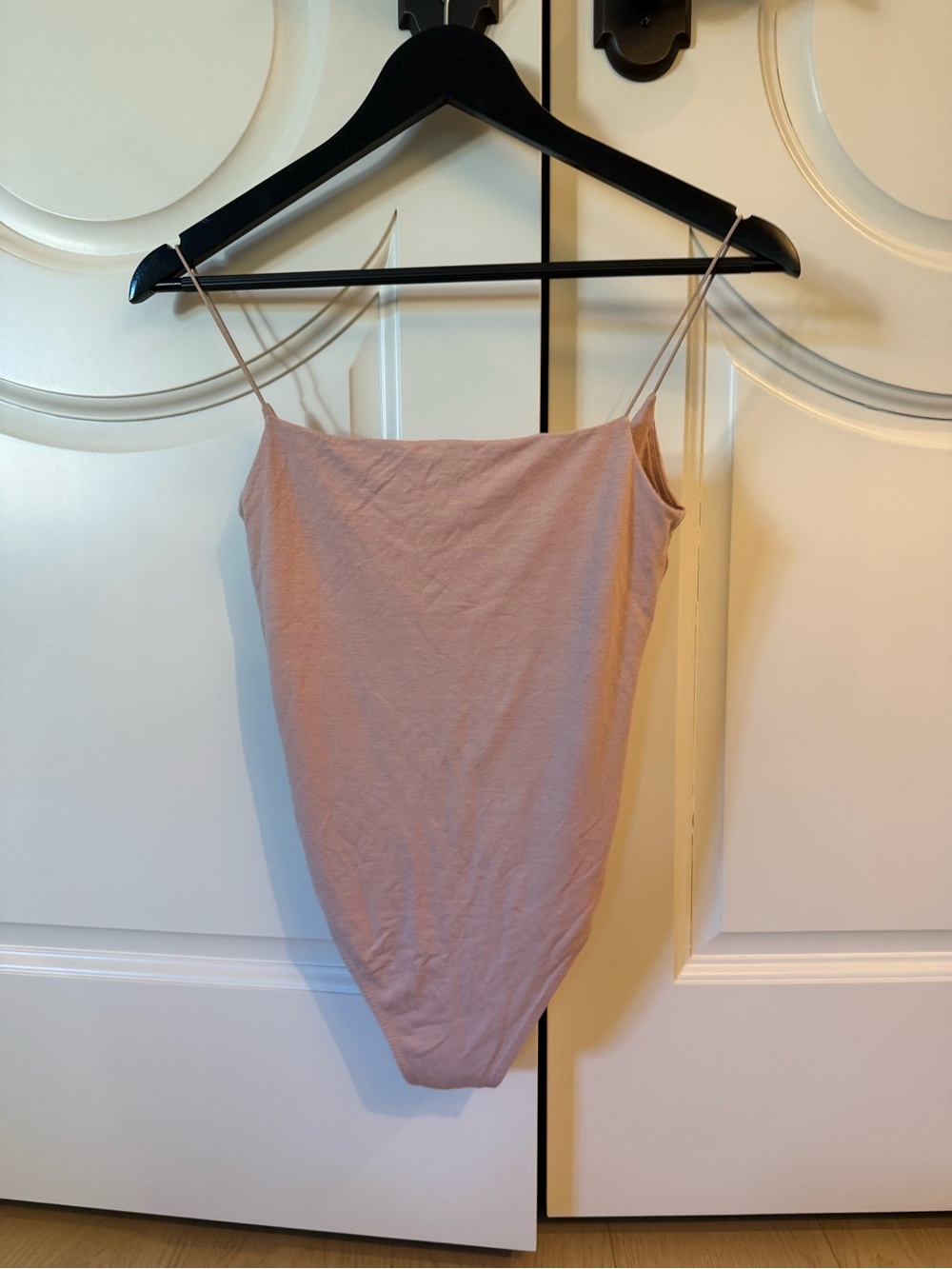 Wilfred Free Dusty Rose Spaghetti Strap Bodysuit